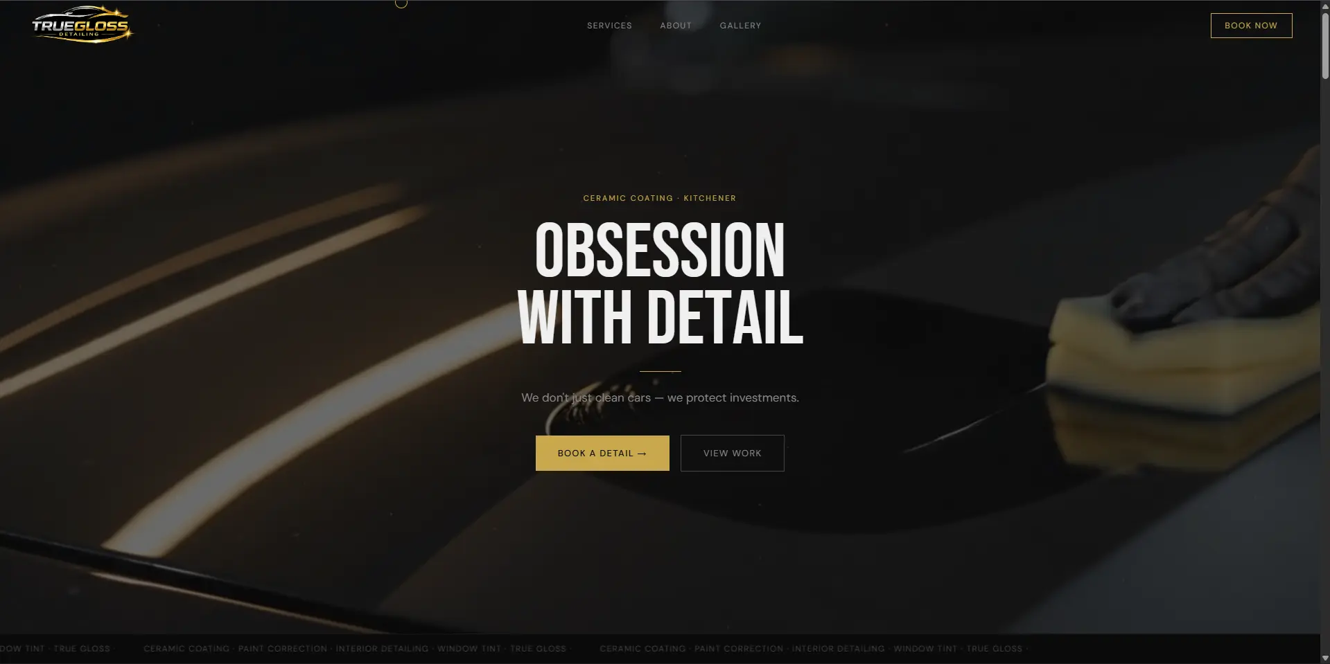 TrueGloss Detailing logo
